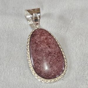 Jay King Sterling Silver Strawberry Quartz Pendant